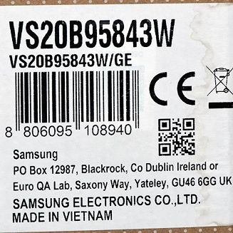 Odkurzacz pionowy Samsung Bespoke Jet Plus Complete VS20B95843W/GE - 35