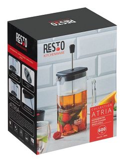 Resto Kitchenware 90503 dzbanek do herbaty Pojedynczy dzbanek 600 ml Czarny - 11