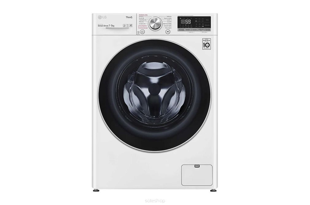 LG Pralka z suszarką F2DV5S7S1E klasa D, 1200 RPM, 7 kg