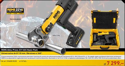 REMS PRASA AKKU-PRESS 22V ACC  BASIC-PACK (578011R220+090446R)