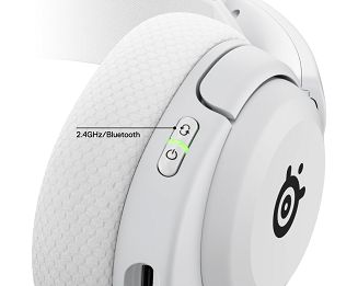 Steelseries Arctis Nova 5P Wireless Zestaw słuchawkowy Bezprzewodowy Opaska na głowę Gaming USB Type-C Bluetooth Biały - 6