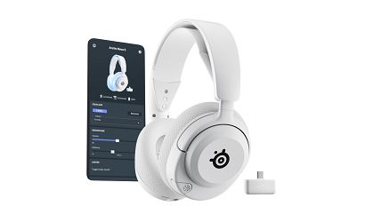 Steelseries Arctis Nova 5P Wireless Zestaw słuchawkowy Bezprzewodowy Opaska na głowę Gaming USB Type-C Bluetooth Biały