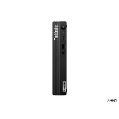 Lenovo ThinkCentre M75q, Komputer stacjonarny, Malutki, Procesor AMD Ryzen 5 5600GE, Pamięć 16 GB SO-DIMM DDR4, Dysk SSD 256 GB, Karta graficzna AMD Radeon, Brak napędu optycznego, Klawiatura nordyc