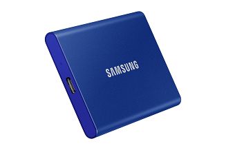 Dysk zewnętrzny SSD Samsung T7 (1TB; USB 3.2; niebieski; MU-PC1T0H/WW) - 8