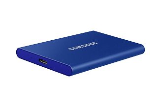 Dysk zewnętrzny SSD Samsung T7 (1TB; USB 3.2; niebieski; MU-PC1T0H/WW) - 7