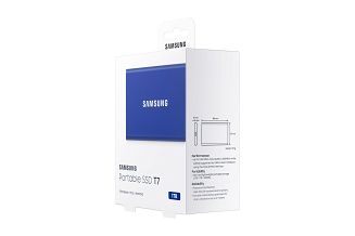 Dysk zewnętrzny SSD Samsung T7 (1TB; USB 3.2; niebieski; MU-PC1T0H/WW) - 11