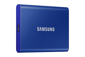 Dysk zewnętrzny SSD Samsung T7 (1TB; USB 3.2; niebieski; MU-PC1T0H/WW) - 3