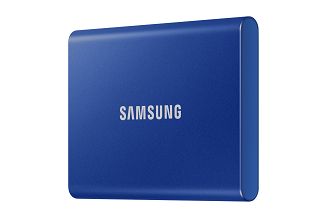 Dysk zewnętrzny SSD Samsung T7 (1TB; USB 3.2; niebieski; MU-PC1T0H/WW) - 4