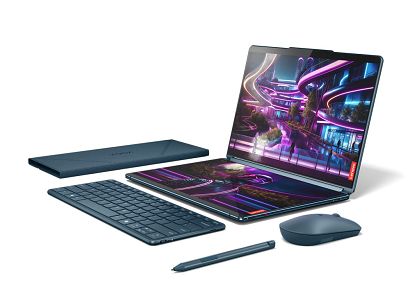 Lenovo Yoga Book 9 13IMU9 Ultra 7 155U 2x 13.3" 2.8K OLED 400nits Glossy 60Hz 32GB LPDDR5x-7467 SSD512 Intel Arc Graphics Win11 Tidal Teal + Backpack B210 GX40Q17225