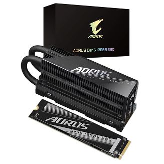 Dysk SSD Gigabyte AORUS 12000 1TB M.2 NVMe Gen5 z radiatorem 11700/9500 MB/s - 6