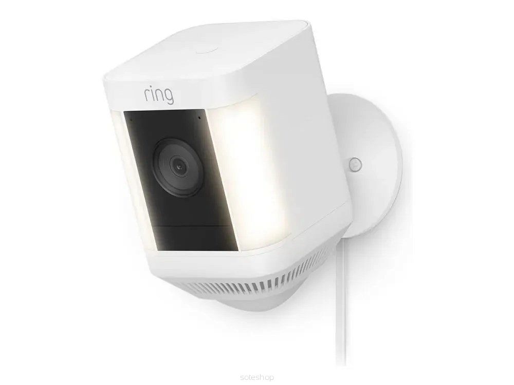 Kamera Ring Spotlight Cam Plus Plug-in biała