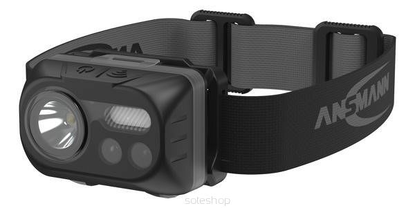 Ansmann HD230BS Czarny Latarka czołowa COB LED