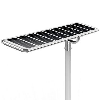 POWERNEED SOLARNA LAMPA ULICZNA ATLAS 4000LM, LED X40, PANEL SOLARNY 38.4W, CZUJNIK RUCHU I ZMIERZCHOWY, SREBRNA, SSL34 - 3