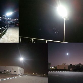 POWERNEED SOLARNA LAMPA ULICZNA ATLAS 4000LM, LED X40, PANEL SOLARNY 38.4W, CZUJNIK RUCHU I ZMIERZCHOWY, SREBRNA, SSL34 - 10