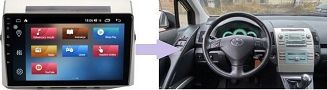 RADIO NAWIGACJA GPS TOYOTA COROLLA VERSO 2004-2009 - 5