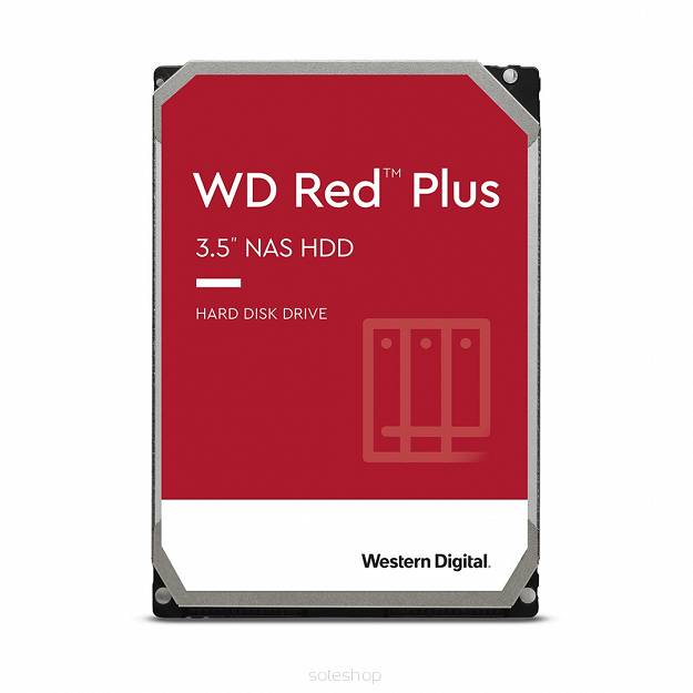 Dysk HDD WD Red Plus WD20EFZX (2 TB  3.5