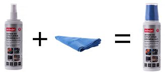 Activejet AOC-269 Zestaw do czyszczenia ekranów 2w1 250 ml., 20x20 cm - 5