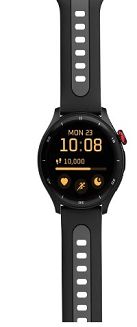 Inteligentny zegarek myPhone z GPS, diodą AMOLED, 1,43 cala, wodoodporny, czarny - 4