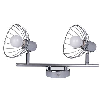 Listwa reflektorowa podwójna sufitowa ścienna chrom Activejet GIZEL kinkiet E14 do salonu - 4