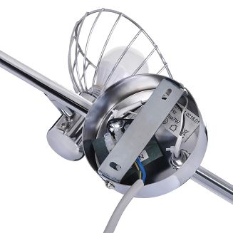 Listwa reflektorowa podwójna sufitowa ścienna chrom Activejet GIZEL kinkiet E14 do salonu - 6