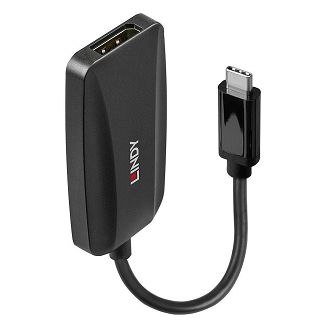 Lindy 43337 adapter kablowy 0,13 m USB Type-C DisplayPort Czarny - 7