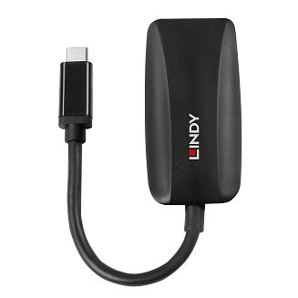 Lindy 43337 adapter kablowy 0,13 m USB Type-C DisplayPort Czarny - 3