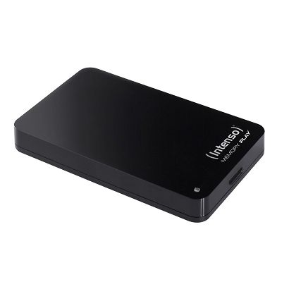 Intenso MEMORY PLAY - Festplatte - 2TB - extern (tragbar) - 2.5" (6,4 cm) - USB3.0 - 5400 U/min - Puffer: 8MB - Schwarz