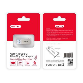UNITEK ADAPTER USB-A NA USB-C 3.1 GEN1, A1034NI - 5