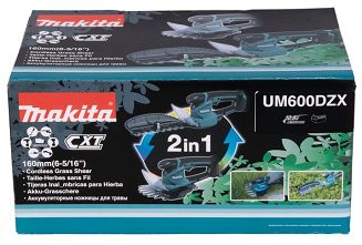 Makita UM600DZX akumulatorowe nożyce do trawy Czarny, Niebieski 12 V - 6