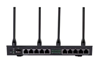 Router WiFi 5 Mikrotik RB4011iGS+5HacQ2HnD-IN 2,4GHz(2x2)/5GHz(4x4) 11p - 6