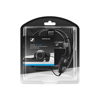 Zestaw słuchawkowy przewodowy Sennheiser PC 7 USB Typu-A Czarny - 9