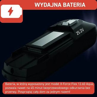 Odkurzacz bezprzewodowy TEFAL TY98C0 X-Force 12.60 - 7