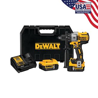 Wiertarko-wkrętarka akumulatorowa DeWalt DCD991P2-QW Li-lon 18V/5,0Ah - 11