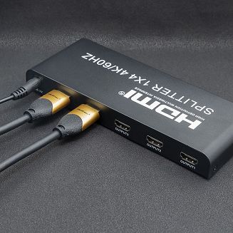 QOLTEC ROZDZIELACZ SPLITTER 4XHDMI 4KX2K | 6GB/S | 60HZ - 4