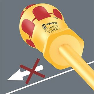Pojedynczy Prosty śrubokręt Wera 1060 i/1065 i/6 VDE - 3