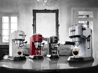 Ekspres kolbowy DeLonghi Dedica Style EC 685.R (1300W; kolor czerwony) - 7