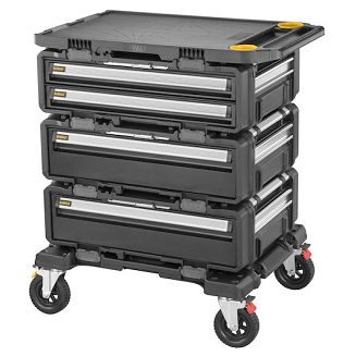 DeWALT DWST08520-1 pudełko na narzędzia Przybornik Metal, Plastik Czarny, Stal nierdzewna, Żółty - 6