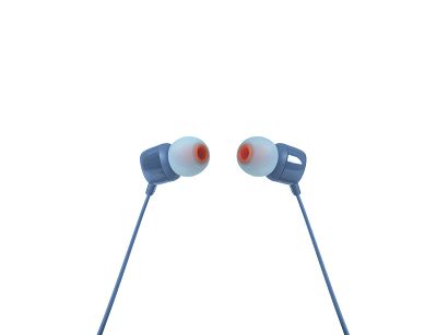 Słuchawki JBL T110 (niebieskie, z mikrofonem)