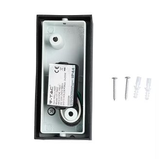 Kinkiet ścienny V-TAC VT-7652 230V IP44 GU10 (SKU 7509) Czarny - 5