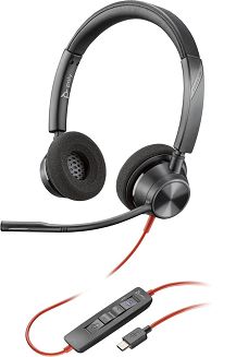 POLY Zestaw słuchawkowy Blackwire 3320 Stereo USB-C z certyfikatem Microsoft Teams + przejściówka USB-C/A - 4