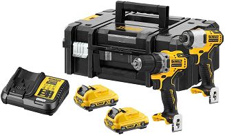 DeWALT DCK2110L2T-QW wkrętak zasilany/zakrętark udarowy Czarny, Żółty - 4