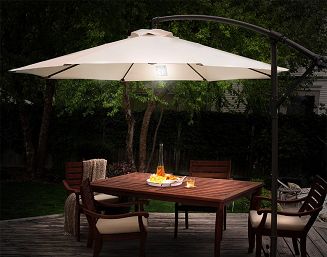 WYSOKIEJ JAKOŚCI LAMPA SOLARNA Z CZUJNIKIEM ZMIERZCHU POD PARASOL Maclean MCE124 - 11