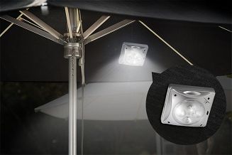 WYSOKIEJ JAKOŚCI LAMPA SOLARNA Z CZUJNIKIEM ZMIERZCHU POD PARASOL Maclean MCE124 - 8