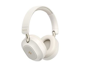Słuchawki bezprzew. bluetooth Havit H668BT beżowy - 5