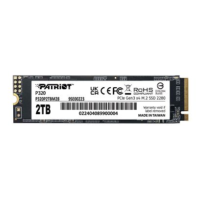 Patriot Viper SSD P320 M.2 PCI-Ex4 NVMe 2TB 3GB/s