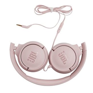 Słuchawki JBL Tune 500 (rożowe, nauszne, z wbudowanym mikrofonem) - 5