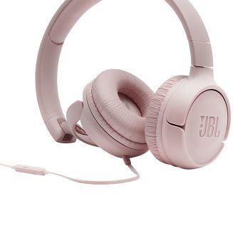 Słuchawki JBL Tune 500 (rożowe, nauszne, z wbudowanym mikrofonem) - 6
