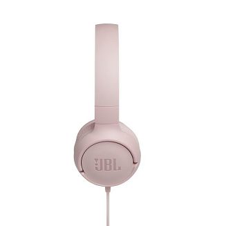 Słuchawki JBL Tune 500 (rożowe, nauszne, z wbudowanym mikrofonem) - 4