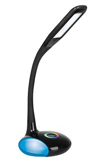 Nowoczesna lampka na biurko wielokolorowa RGB LED Activejet VENUS RGB czarna z funkcją oświetlenia nocnego - 7