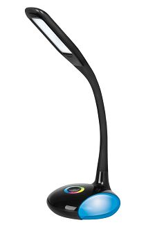 Nowoczesna lampka na biurko wielokolorowa RGB LED Activejet VENUS RGB czarna z funkcją oświetlenia nocnego - 4